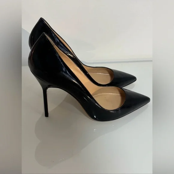 Manolo Blahnik BB Patent Black Pumps - EU 40.5 - Picture 2 of 5